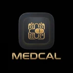 Medcal App Icon showing a calendar, a cross and a pill